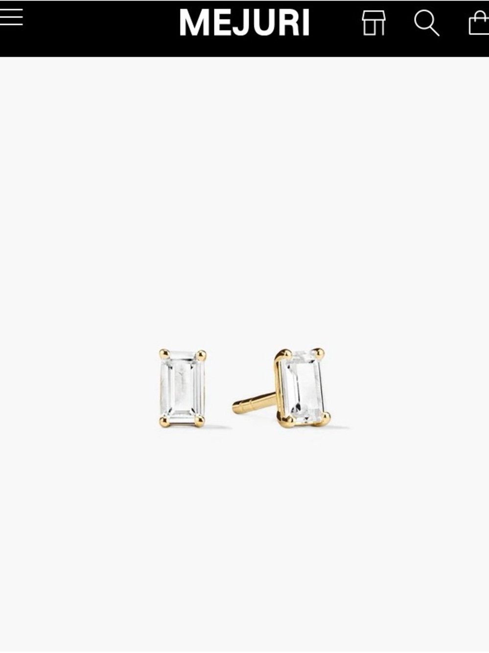 Mejuri Sapphire Studs
